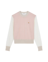 Pull Baby Fox à manches longues en laine - Pasture Rose