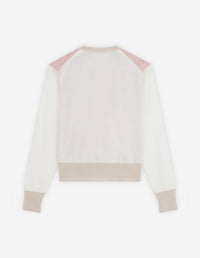 Pull Baby Fox à manches longues en laine - Pasture Rose