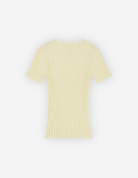 Pull Baby Fox côtelé à manches courtes - Lemonade