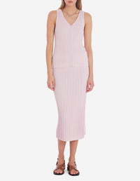 Baby Fox ribbed tank top - Lilac