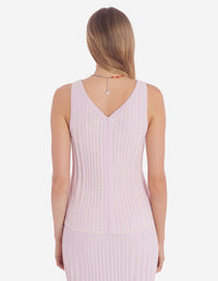 Baby Fox ribbed tank top - Lilac