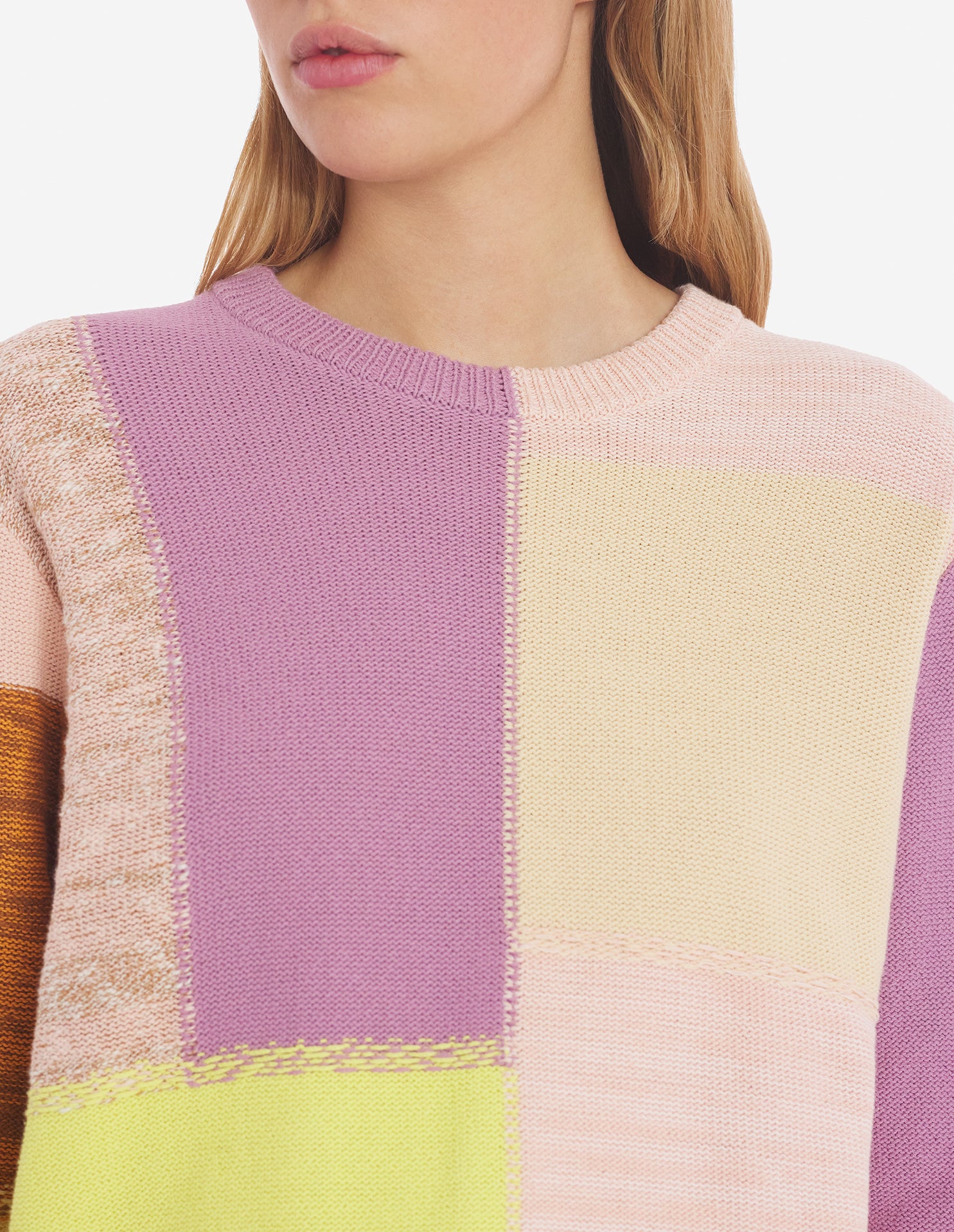 Pull avec écusson et broderie - Yellow Lilac Design
