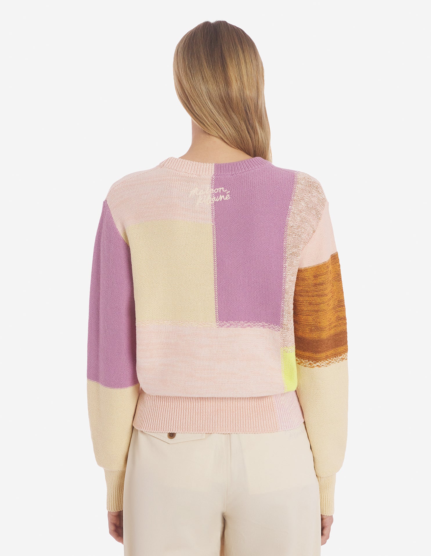 Pull avec écusson et broderie - Yellow Lilac Design