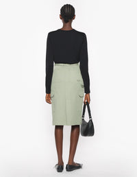 Baby Fox short-sleeved wool jumper - Black