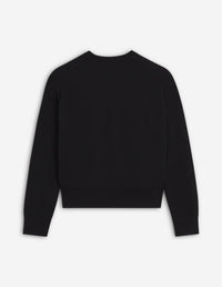 Baby Fox short-sleeved wool jumper - Black