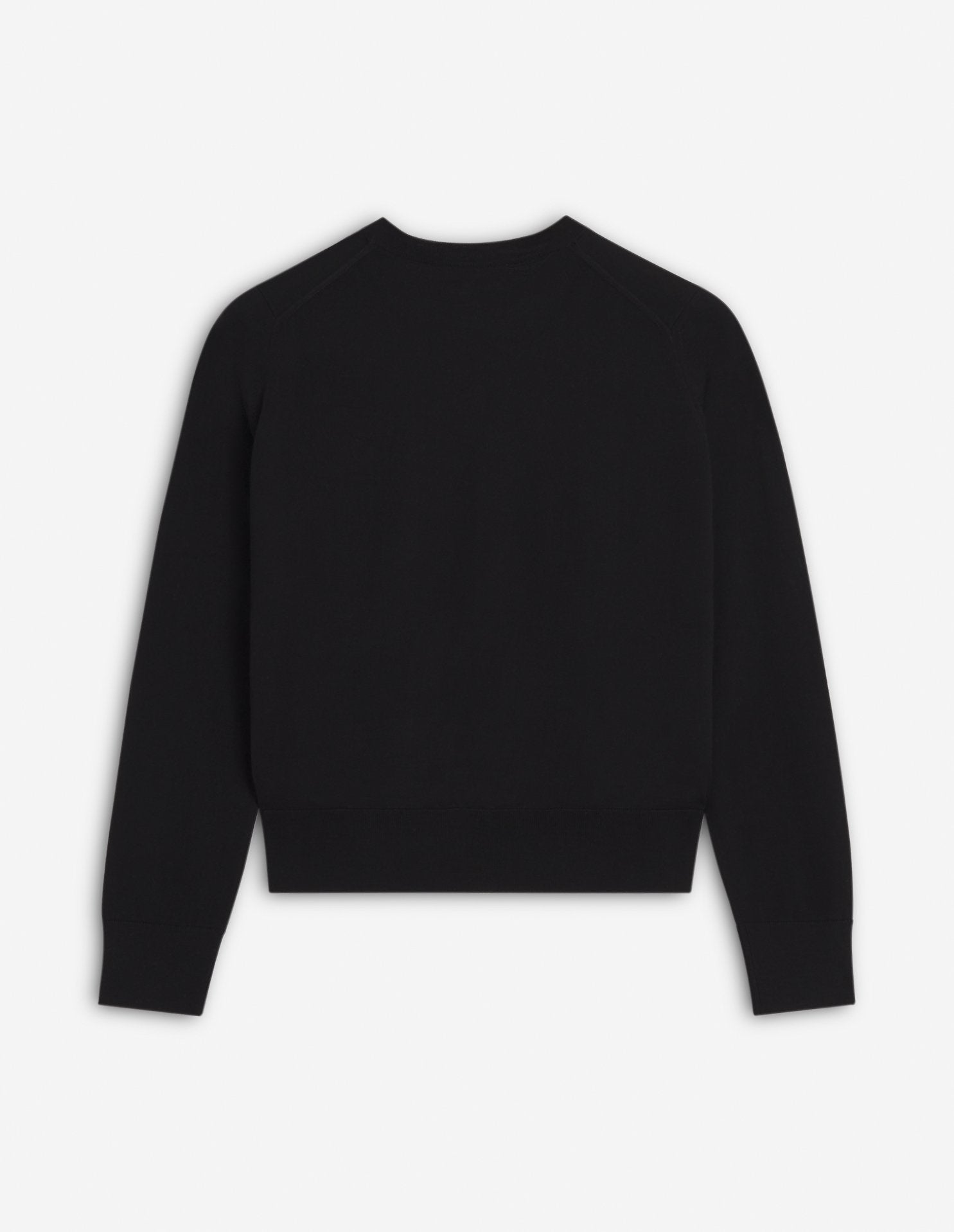 Baby Fox short-sleeved wool jumper - Black