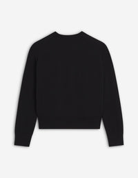 Pull Baby Fox à manches courtes en laine - Black