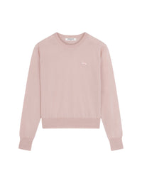 Pull Baby Fox à manches courtes en laine - Pasture Rose