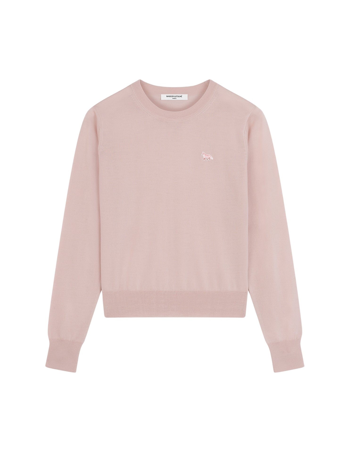 Pull Baby Fox à manches courtes en laine - Pasture Rose