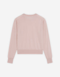 Pull Baby Fox à manches courtes en laine - Pasture Rose