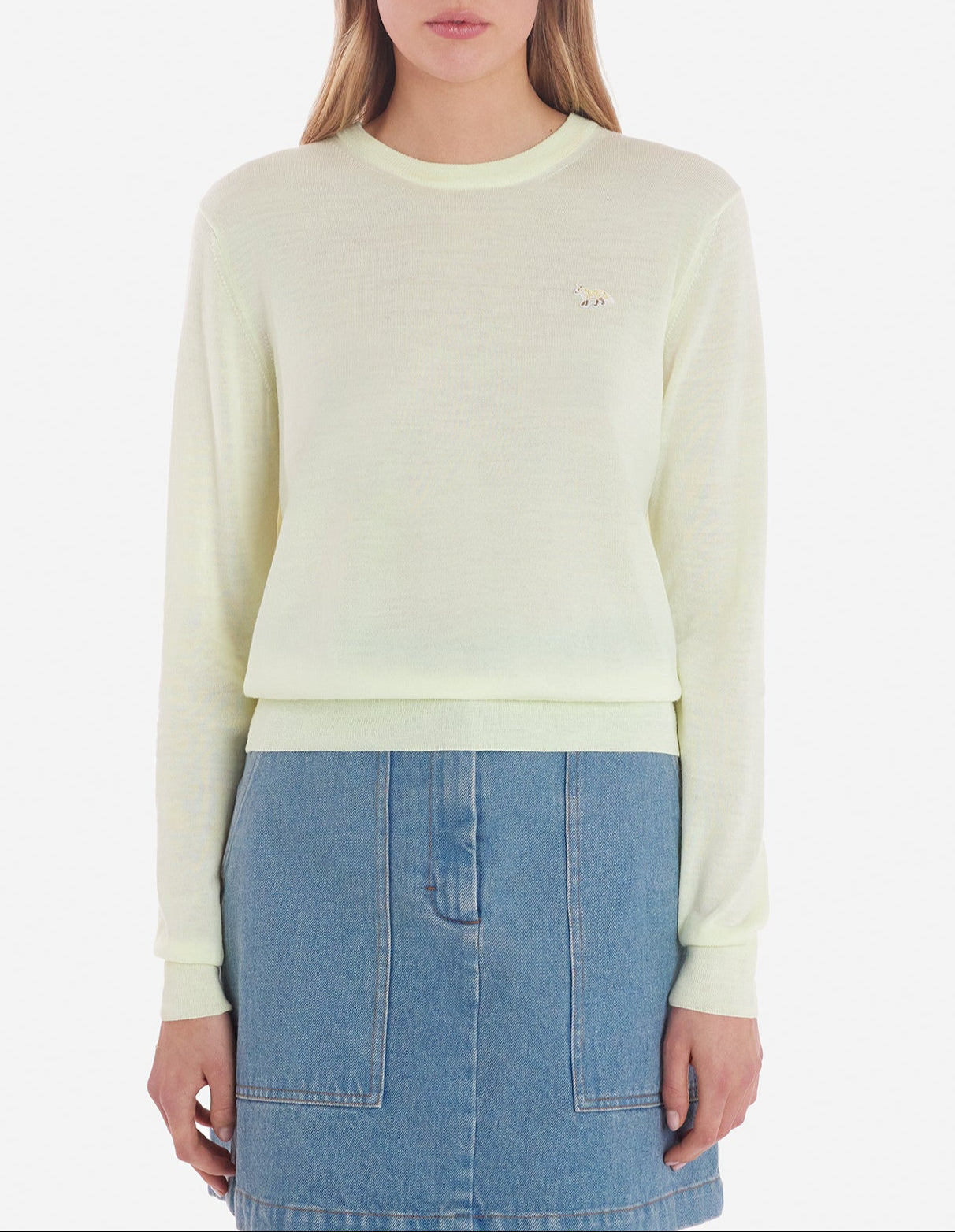 Pull Baby Fox à manches courtes en laine - Lemonade