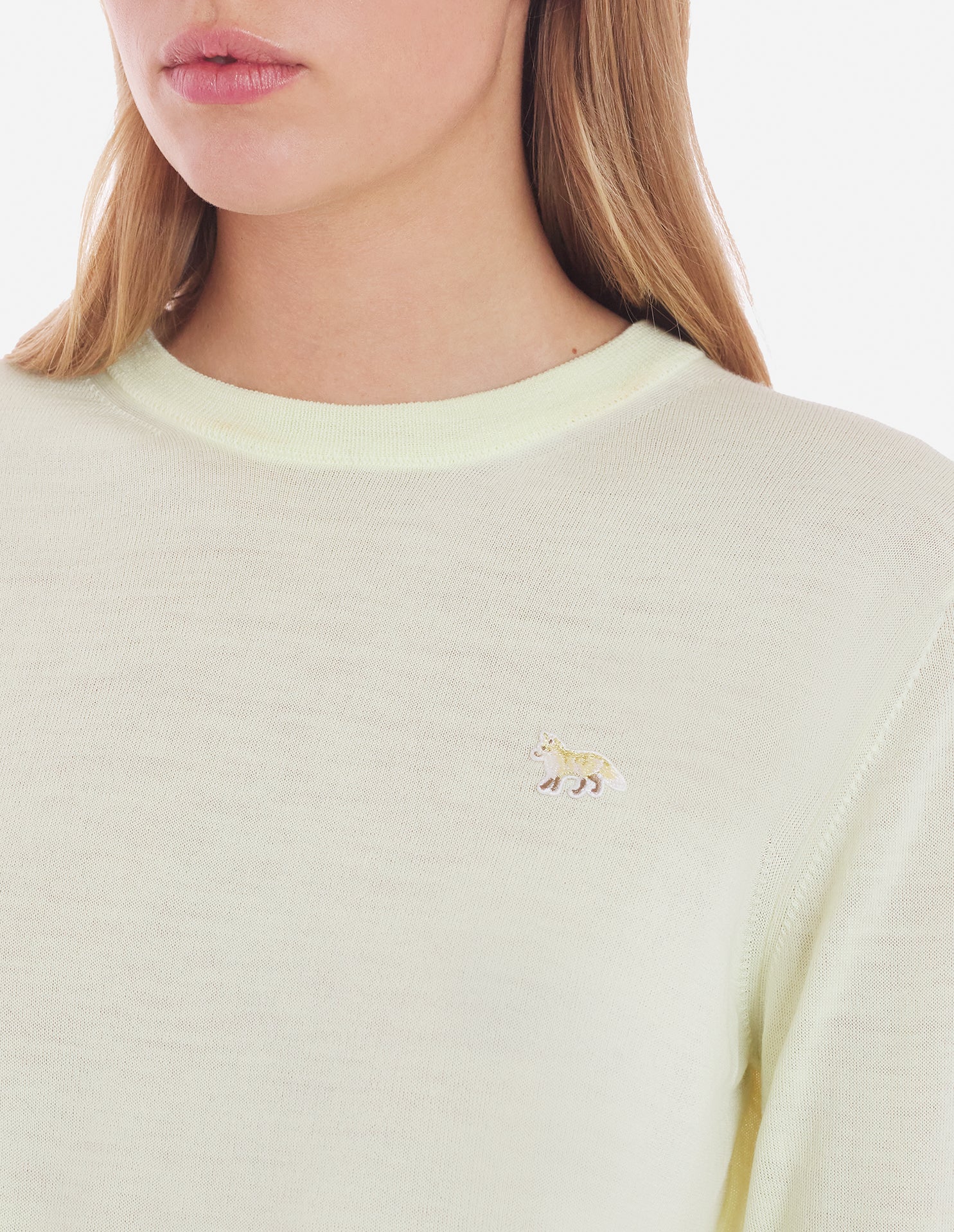 Pull Baby Fox à manches courtes en laine - Lemonade