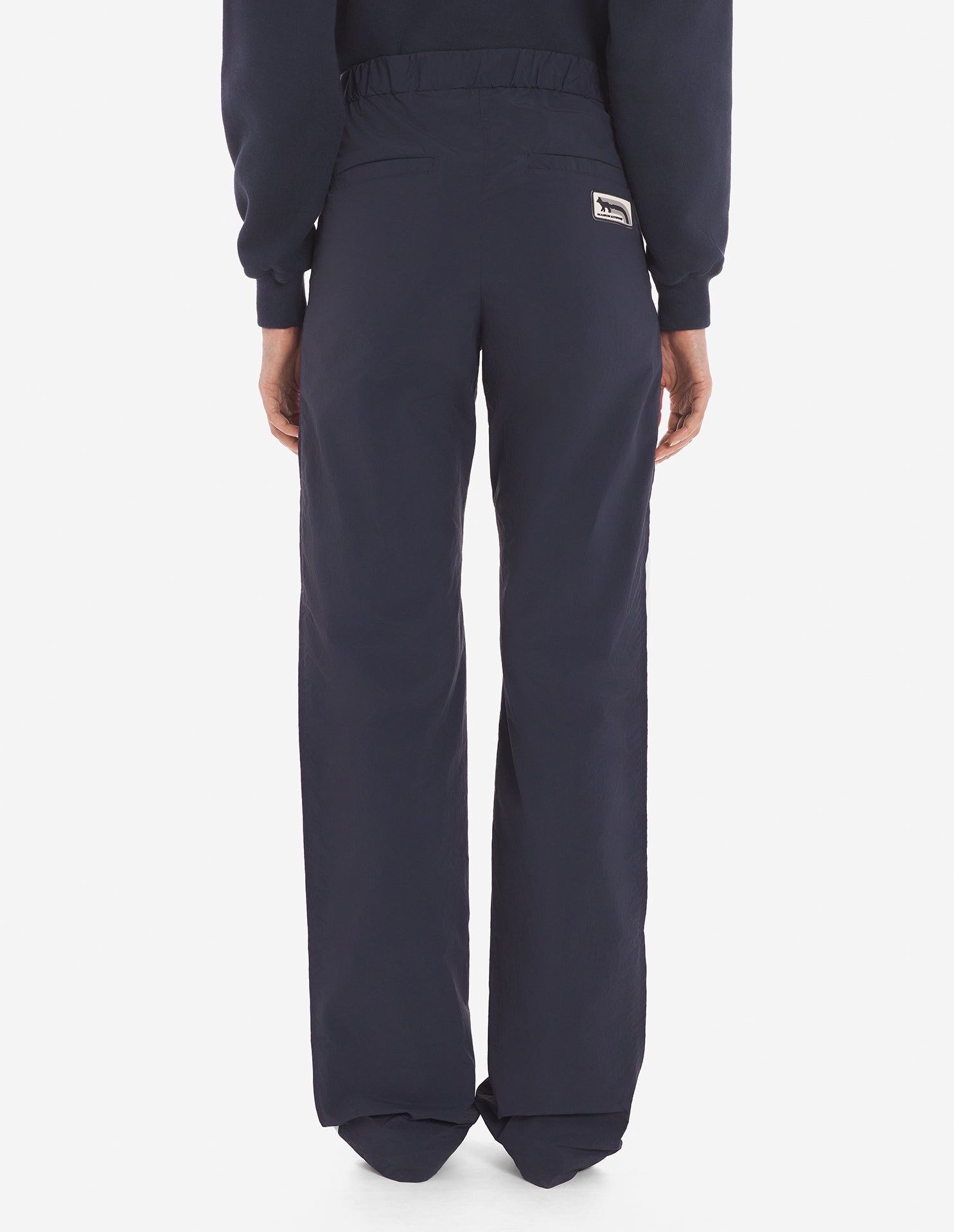 Pantalon droit avec bandes latérales - Navy