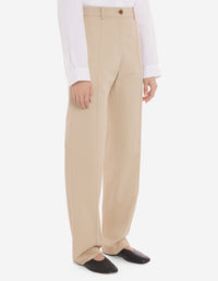 Pantalon chino avec broderie - Light Beige