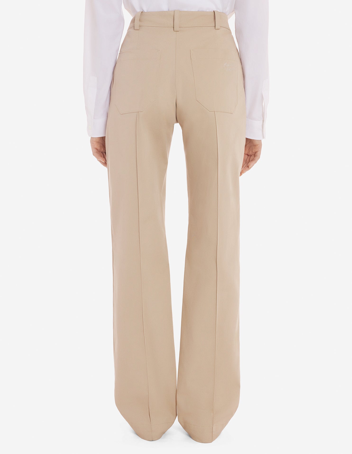 Pantalon chino avec broderie - Light Beige