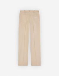 Pantalon chino avec broderie - Light Beige