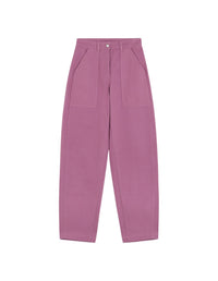 Pantalon droit brodé en denim - Blossom