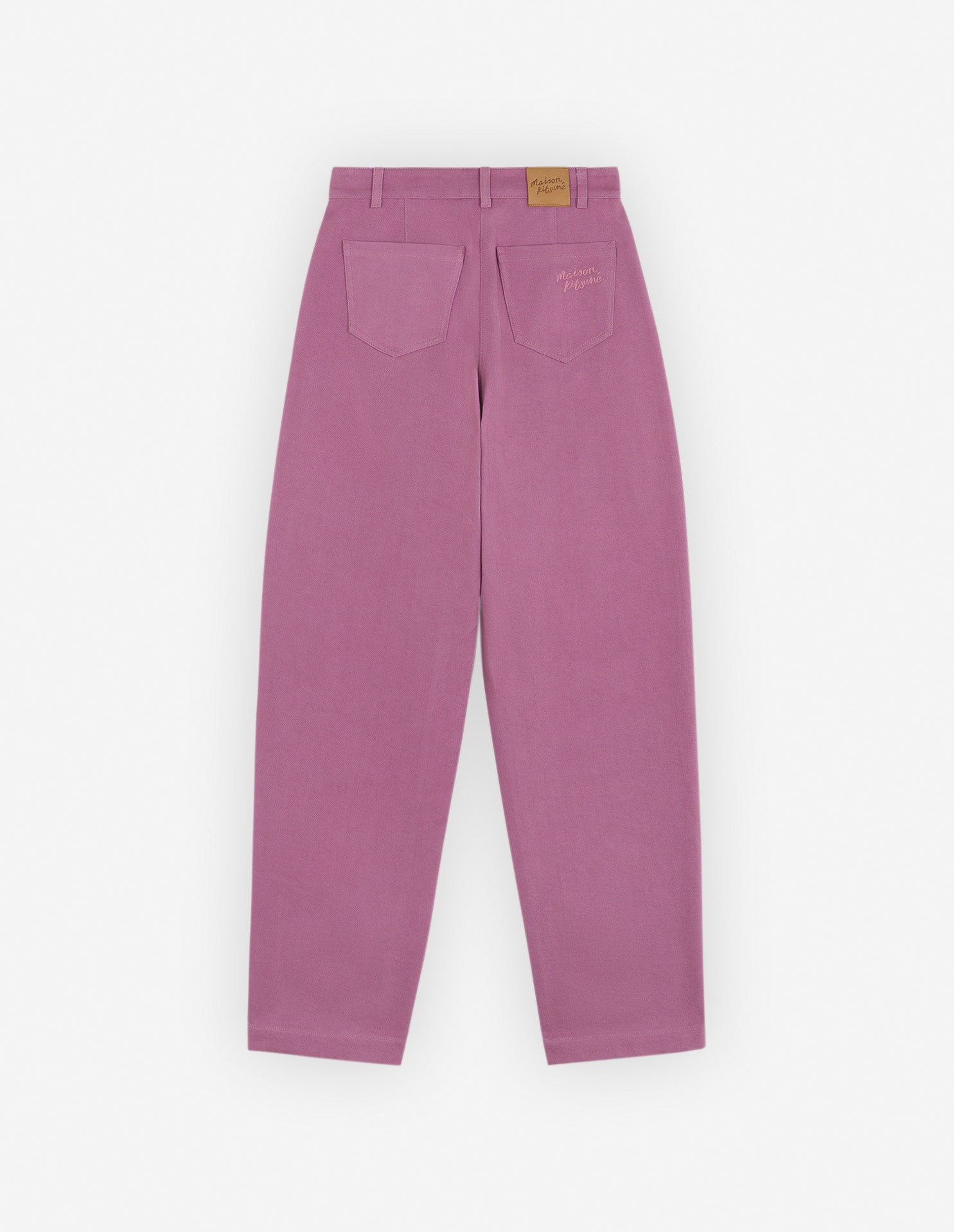 Pantalon droit brodé en denim - Blossom