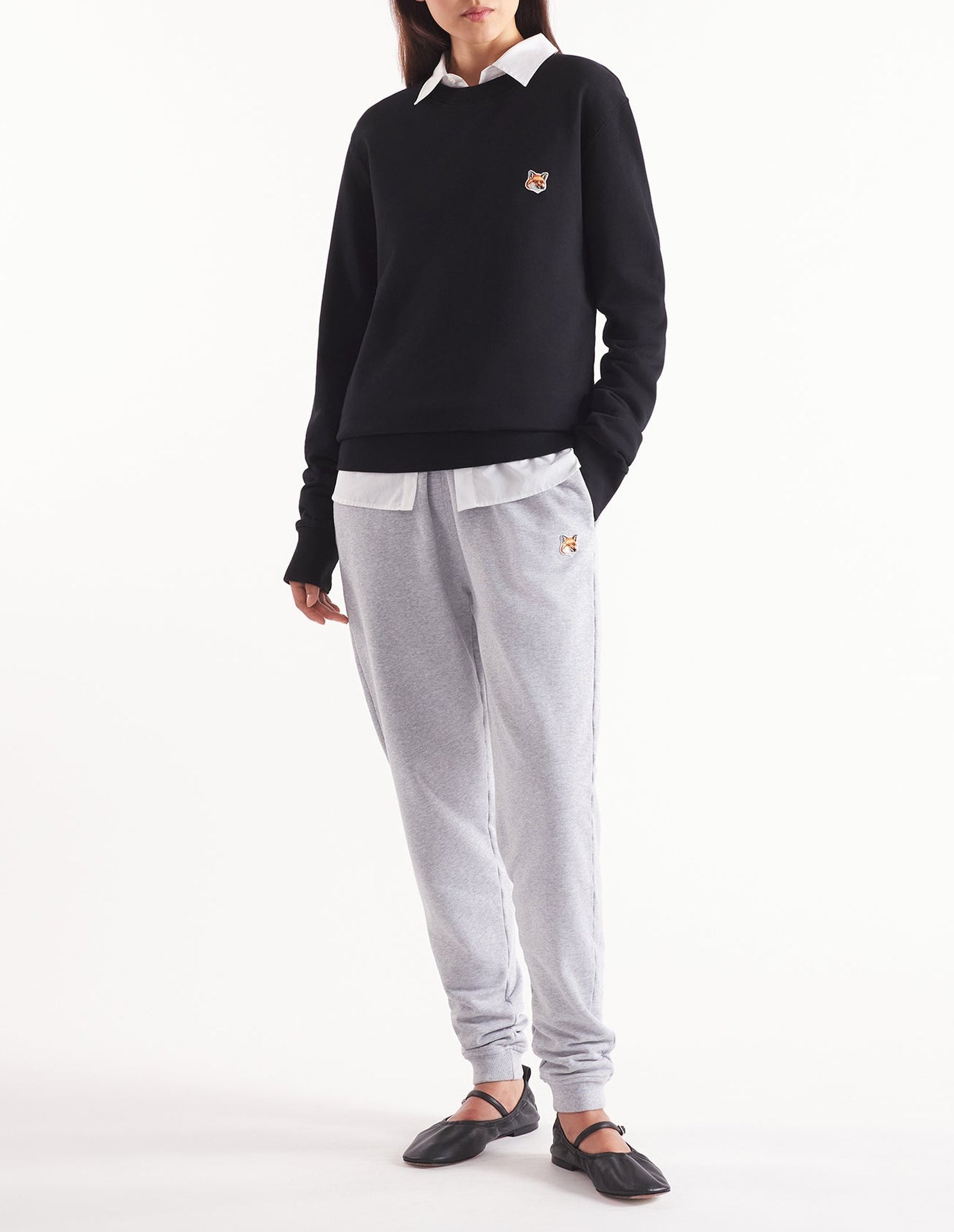 Pantalon de survêtement avec écusson - Light Grey Melange