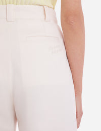 Pantalon croisé et ample avec broderie - Fresh Cotton