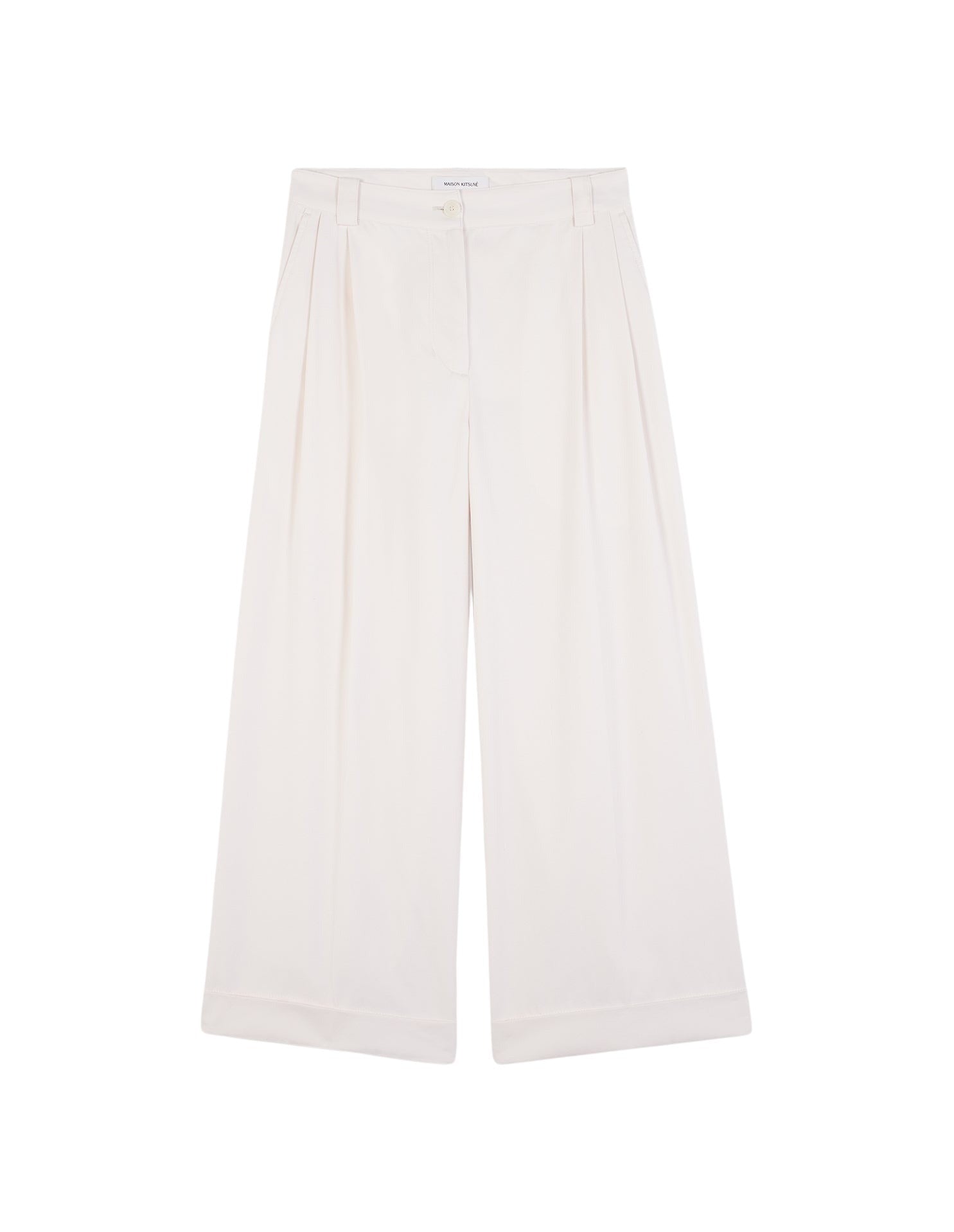 Pantalon croisé et ample avec broderie - Fresh Cotton