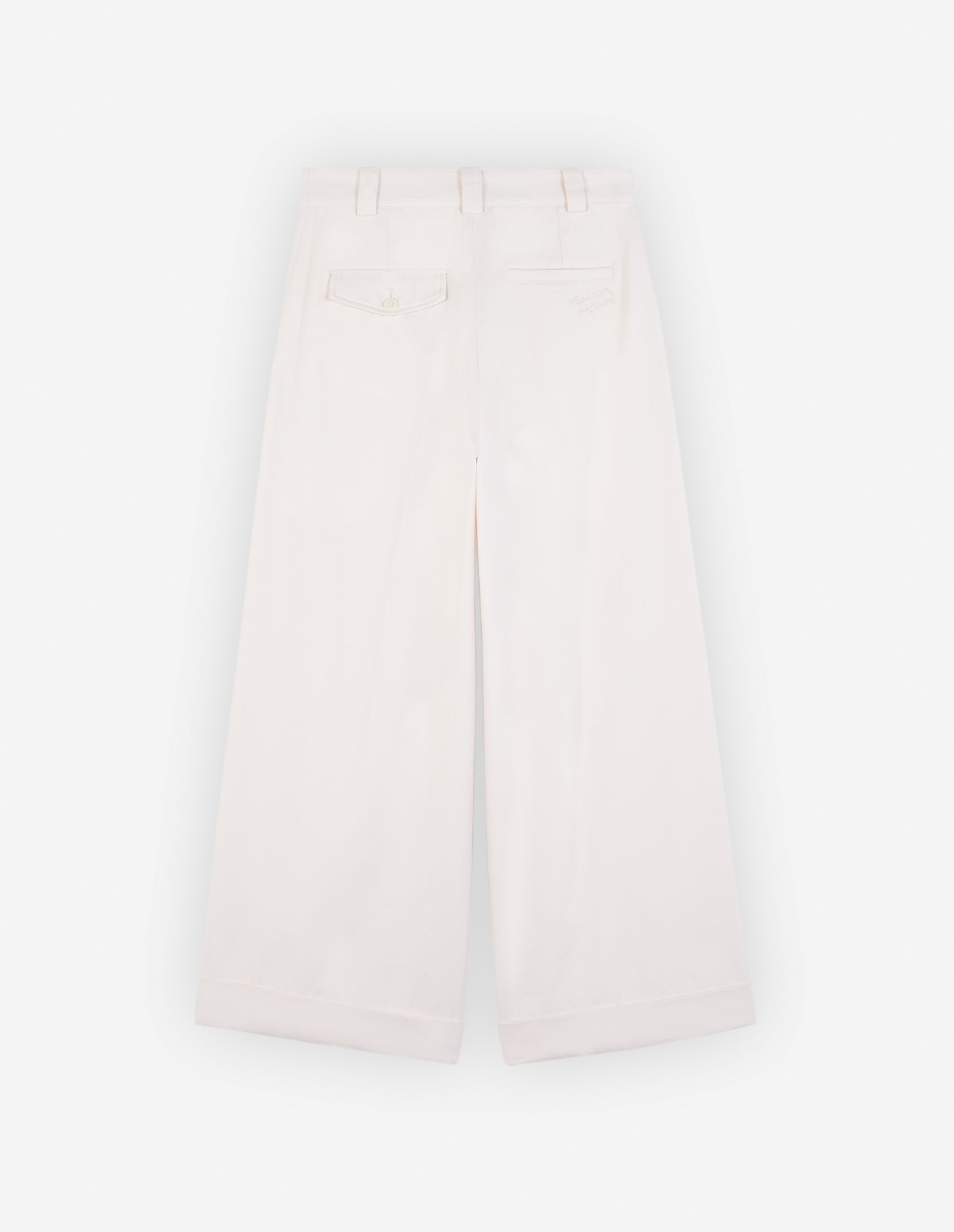 Pantalon croisé et ample avec broderie - Fresh Cotton