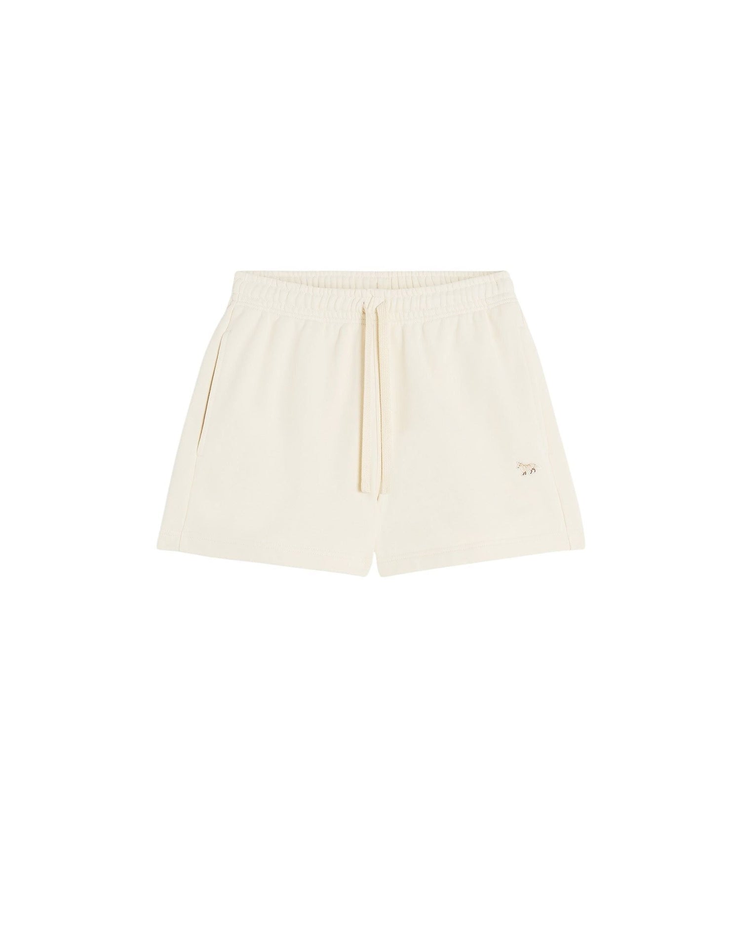 Baby Fox tracksuit shorts with badge - Marble