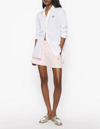 Baby Fox tracksuit shorts with patch - Rosewater