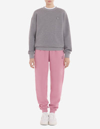 Pantalon de survêtement Bold Fox Head avec écusson - Rosebud