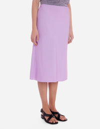 Jupe évasée longueur midi - Lilac