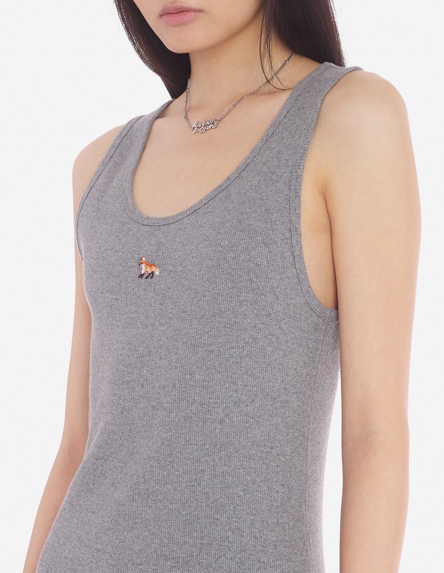Robe débardeur Baby Fox côtelée - Medium Grey Melange