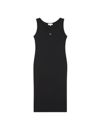 Robe débardeur Baby Fox côtelée - Black