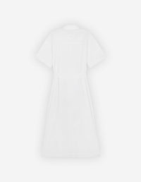Robe chemise à manches courtes - White