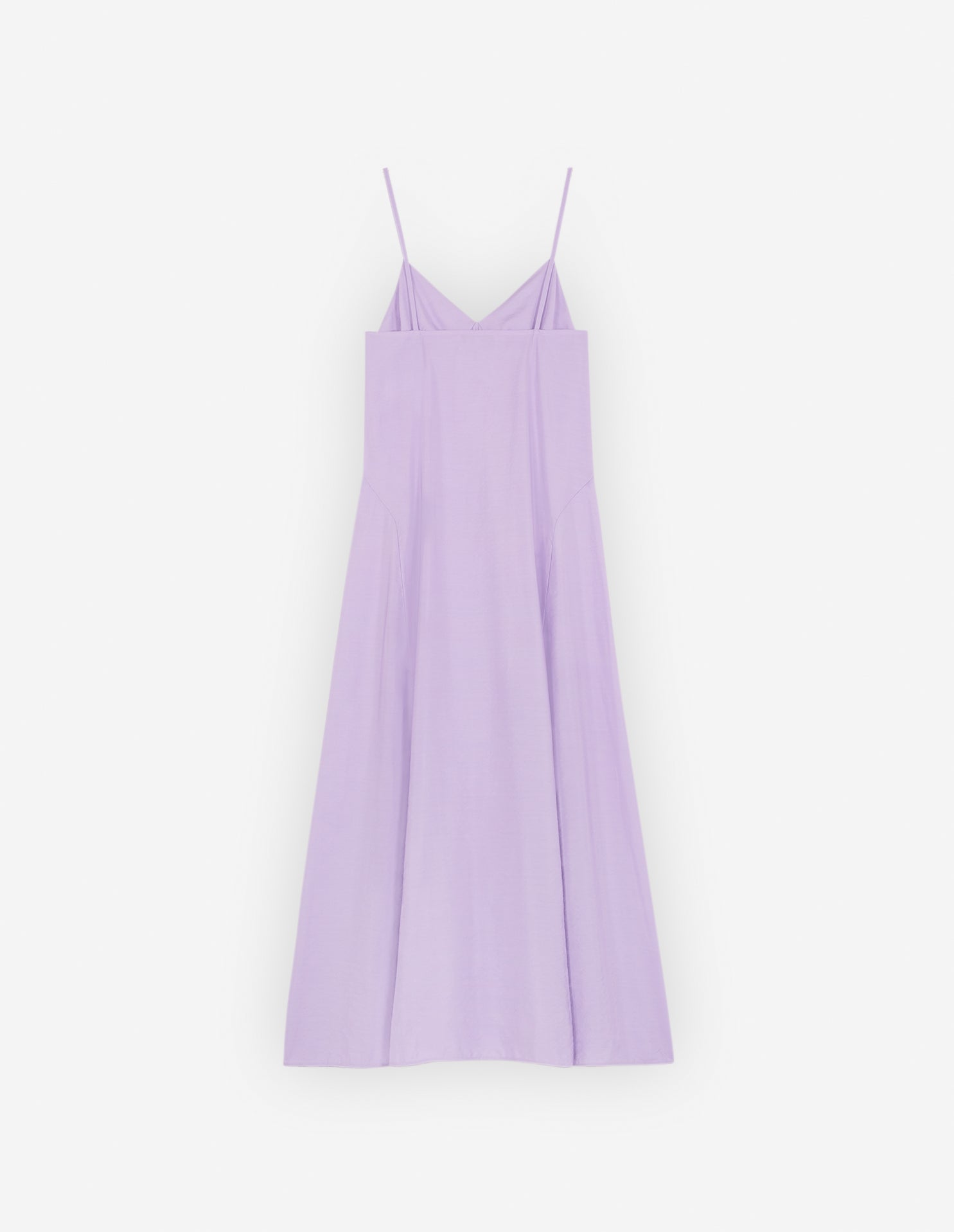Robe longues à fines bretelles évasée - Lilac