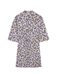 Robe droite avec poches et motif - Lavender Design