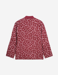 Veste Bold Fox Head matelassée - Brick Red Design
