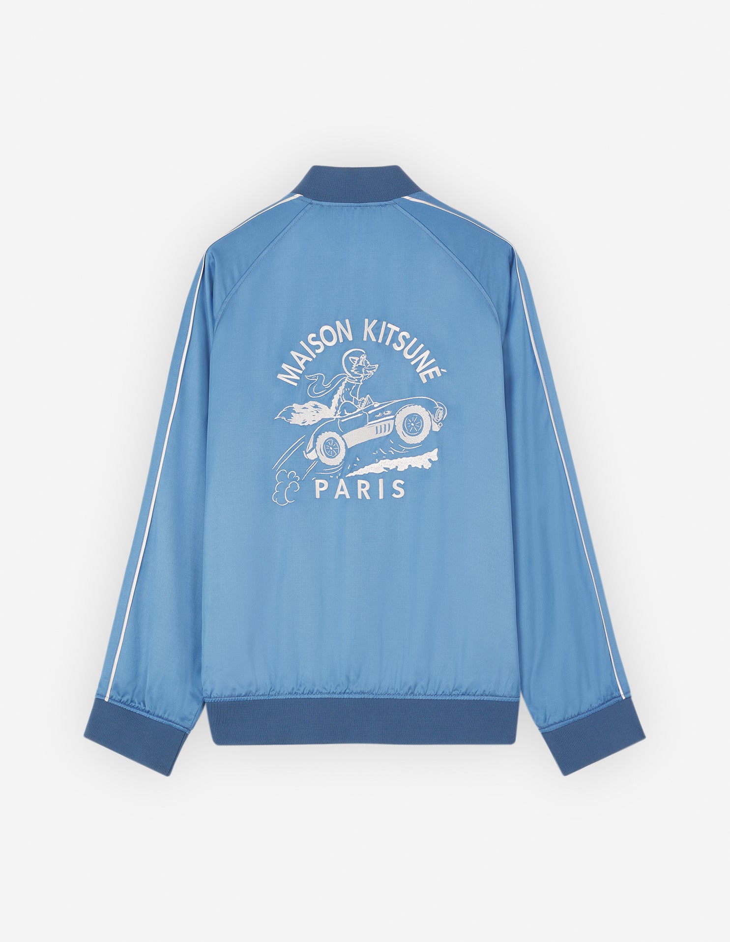 Bomber satiné avec broderie - Hampton Blue