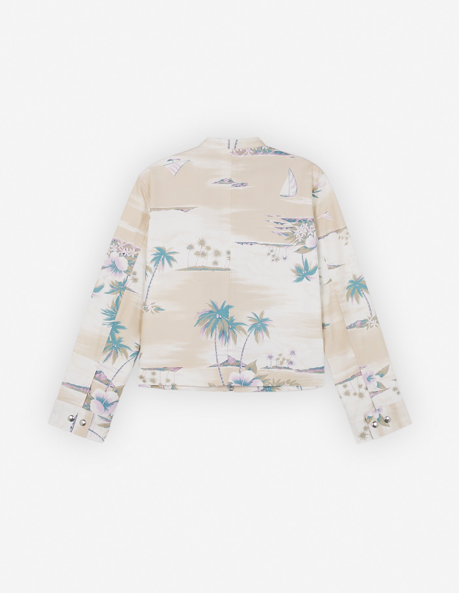 Veste droite imprimée avec logo - Paper Design