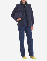 Doudoune courte Bold Fox Head sans manches - Navy