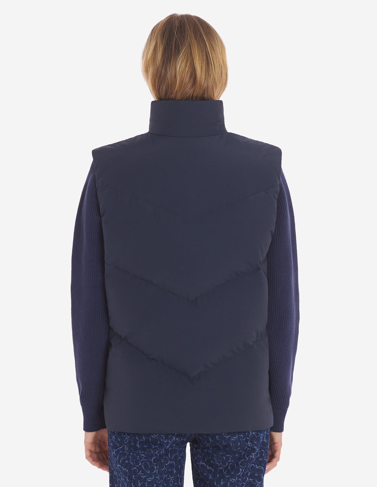 Doudoune courte Bold Fox Head sans manches - Navy