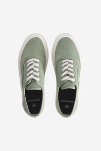 Baskets basses en tissu - Vert de Gris