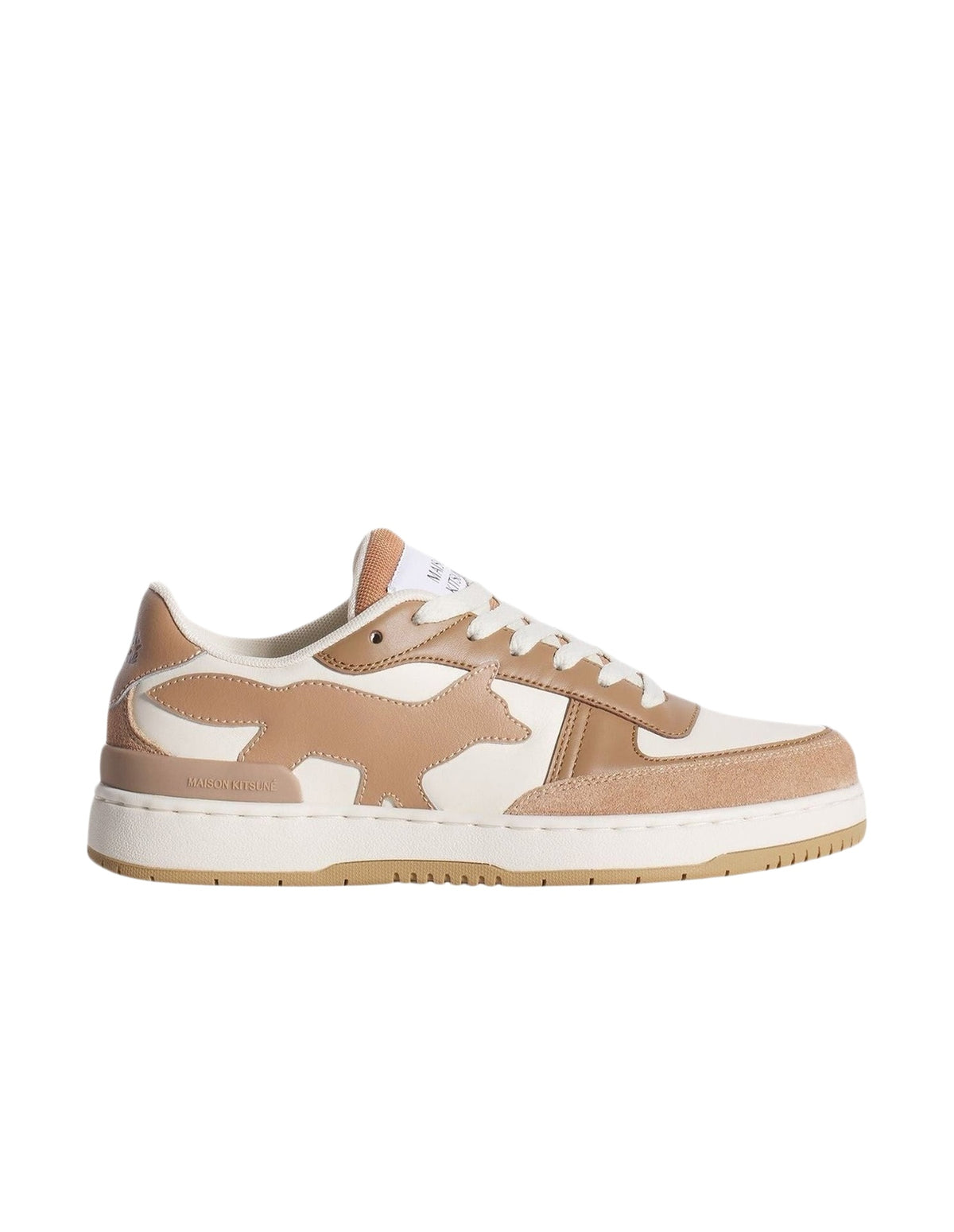 Sneakers Chiru en cuir - Latte & Sepia