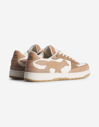 Baskets Chiru en cuir - Latte & Sepia