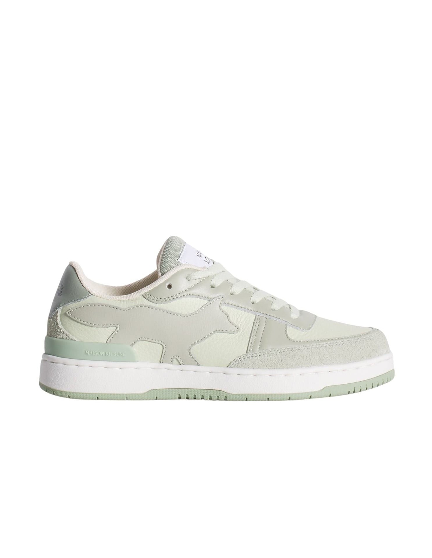 Baskets Chiru en cuir - Court Green & Mint Ice