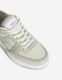 Baskets Chiru en cuir - Court Green & Mint Ice