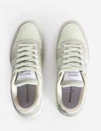 Baskets Chiru en cuir - Court Green & Mint Ice