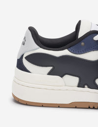 Baskets Chiru en coton et cuir - Navy