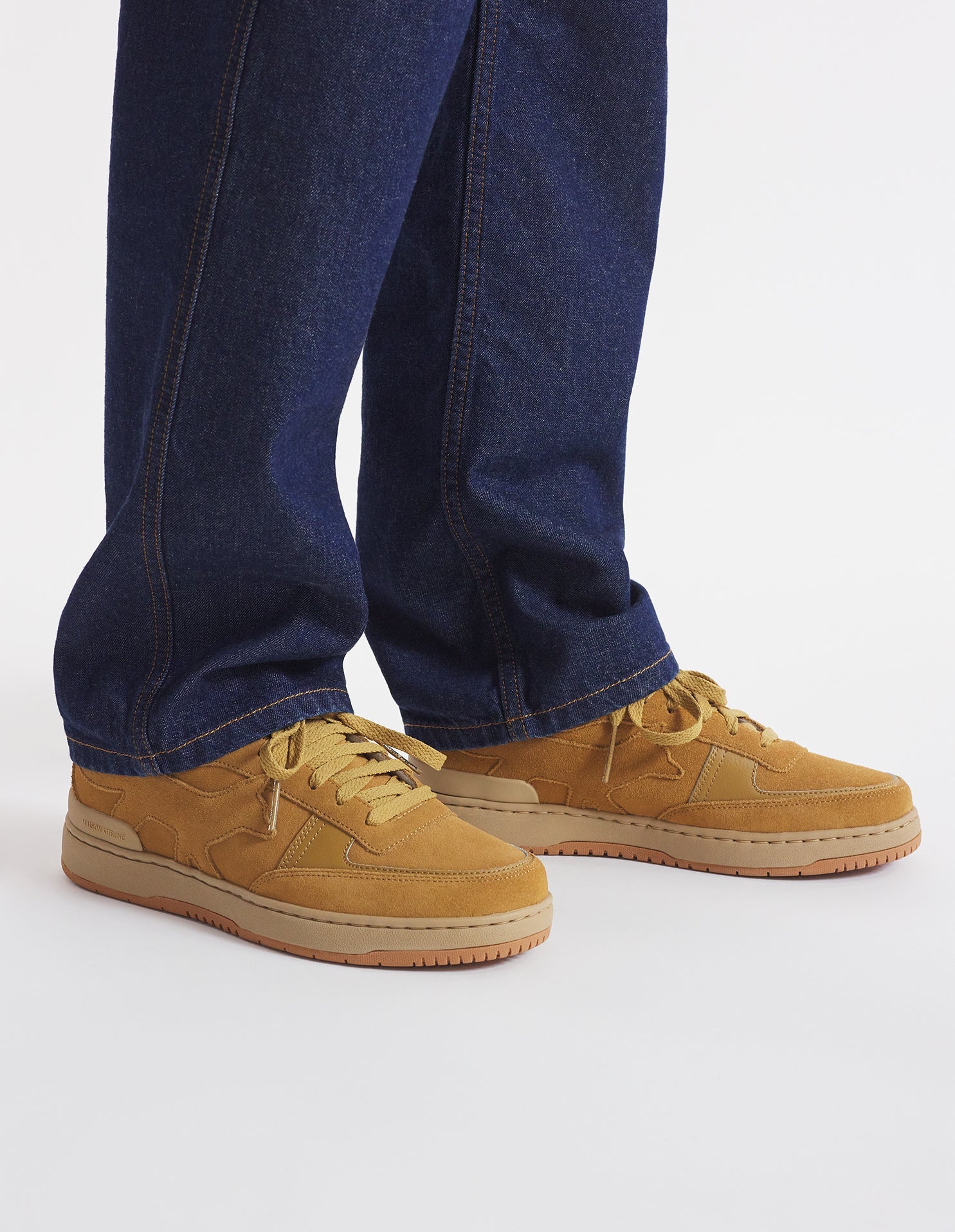 Chiru low leather trainers - Chino Beige