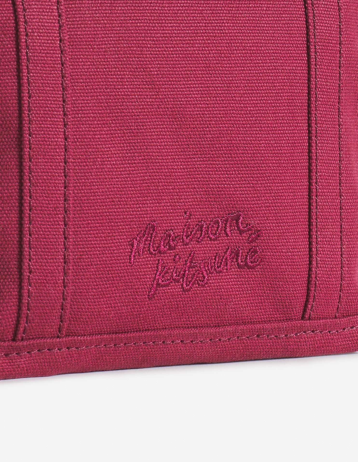 Fox head mini shopping bag - Red Brown