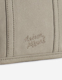 Fox head mini shopping bag - Pebble